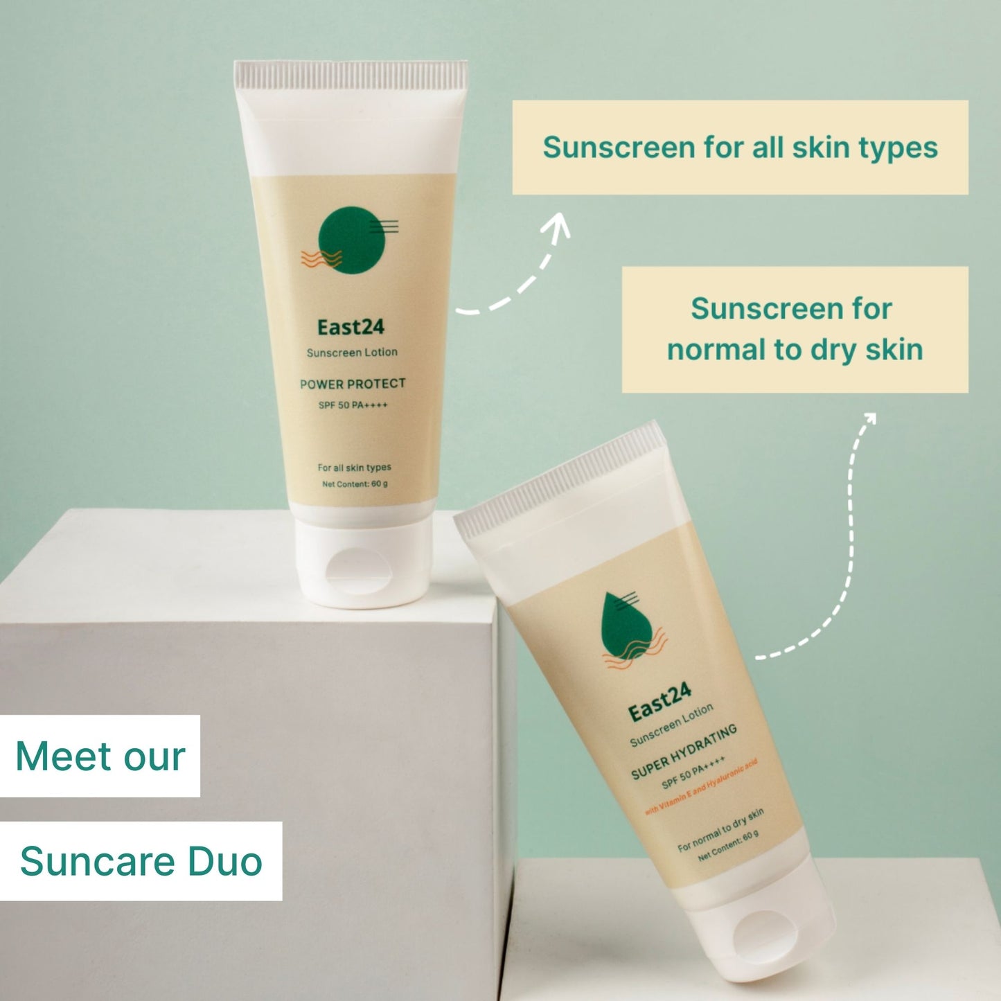 Key features of lightweight SPF 50 sunscreen for all skin types and dry skin