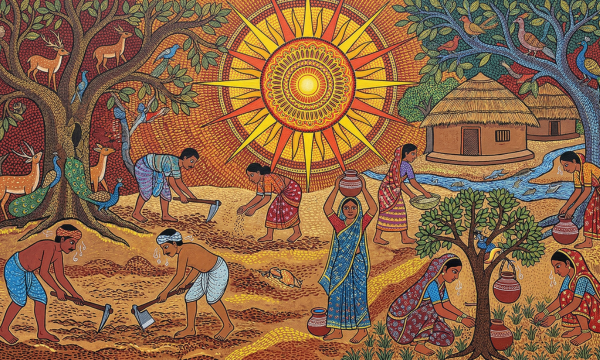 The Green Calendar: A Day with the Bhil Farmers