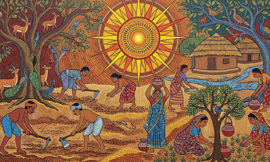 The Green Calendar: A Day with the Bhil Farmers