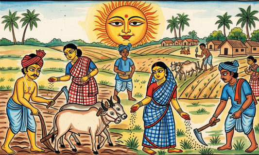 The Sunset Invitation: The Santhal Rhythm of Light