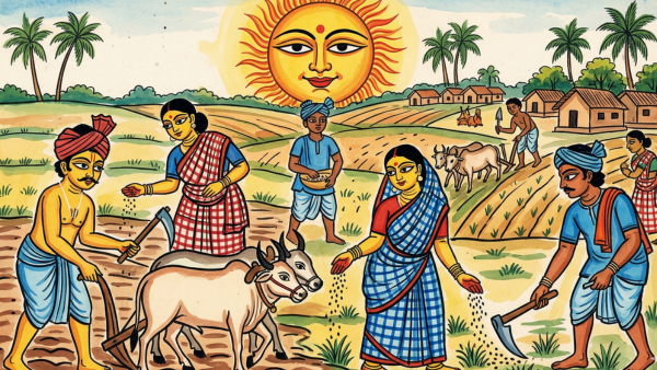 The Sunset Invitation: The Santhal Rhythm of Light