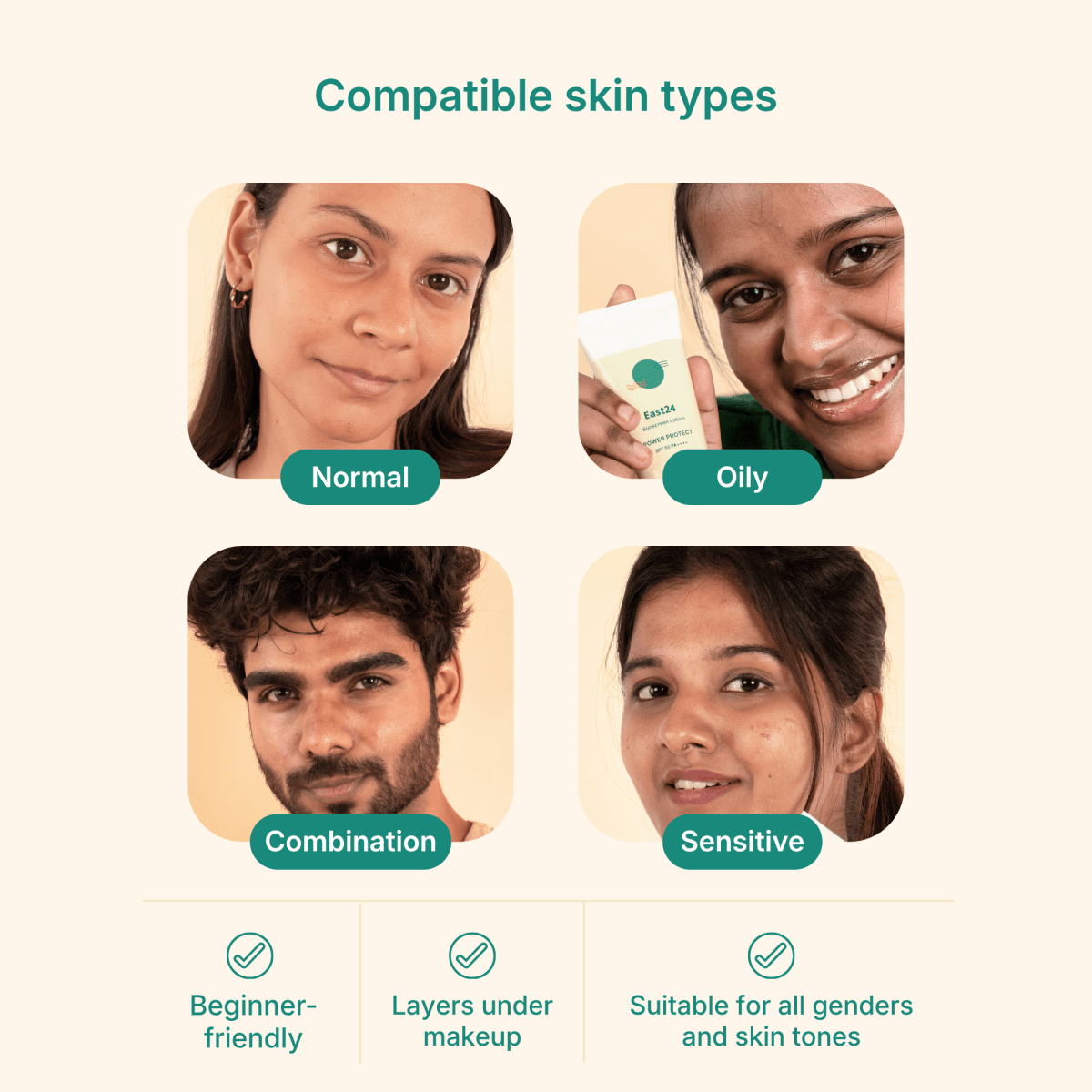 Sunscreen for all skin types - Power Protect Broad Spectrum Sunscreen with SPF 50 PA++++ [60g]