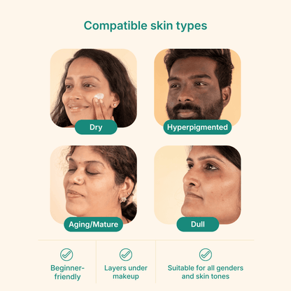 Sunscreen for normal to dry skin - Super Hydrating Broad Spectrum Sunscreen with SPF 50 PA++++ (Enriched with Hyaluronic Acid & Vitamin E) [60g]