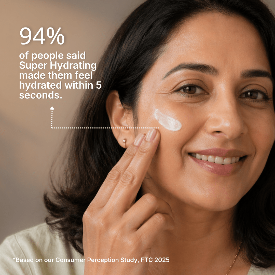 Sunscreen for normal to dry skin - Super Hydrating Broad Spectrum Sunscreen with SPF 50 PA++++ (Enriched with Hyaluronic Acid & Vitamin E) [60g]