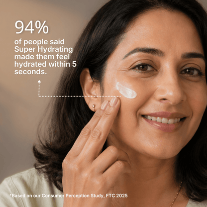 Sunscreen for normal to dry skin - Super Hydrating Broad Spectrum Sunscreen with SPF 50 PA++++ (Enriched with Hyaluronic Acid & Vitamin E) [60g]